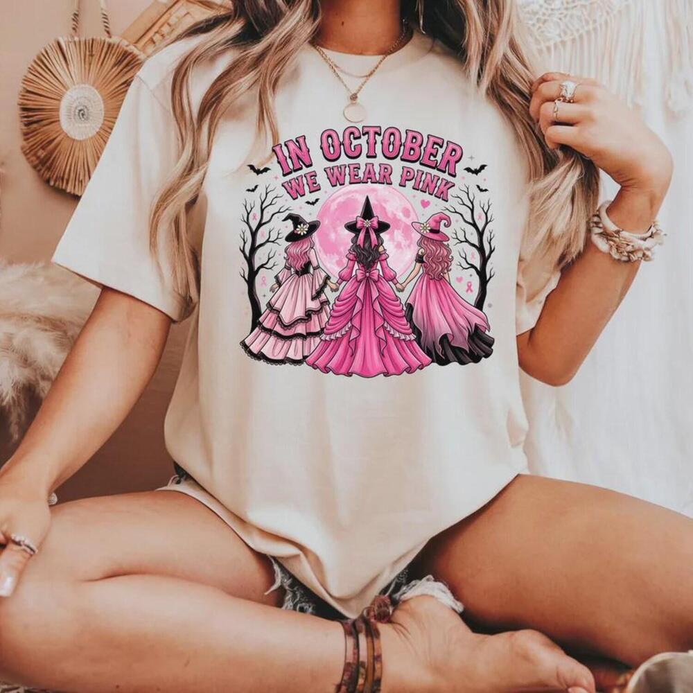 In October We Wear Shirt,  Awareness Witches Tee
